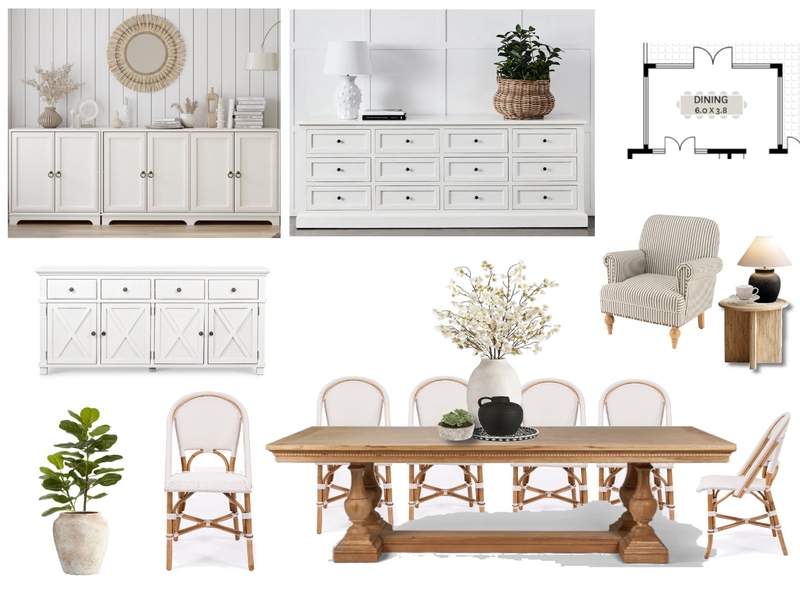 Hunters Hill - Ground Level - Dining Revision 1. Mood Board by ONE CREATIVE on Style Sourcebook