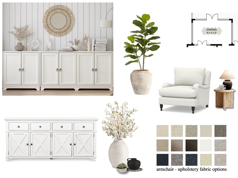Hunters Hill - Ground Level - Dining Revision 2. Mood Board by ONE CREATIVE on Style Sourcebook
