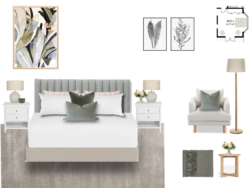 Hunters Hill - Bed 2 Revision 2. Mood Board by ONE CREATIVE on Style Sourcebook