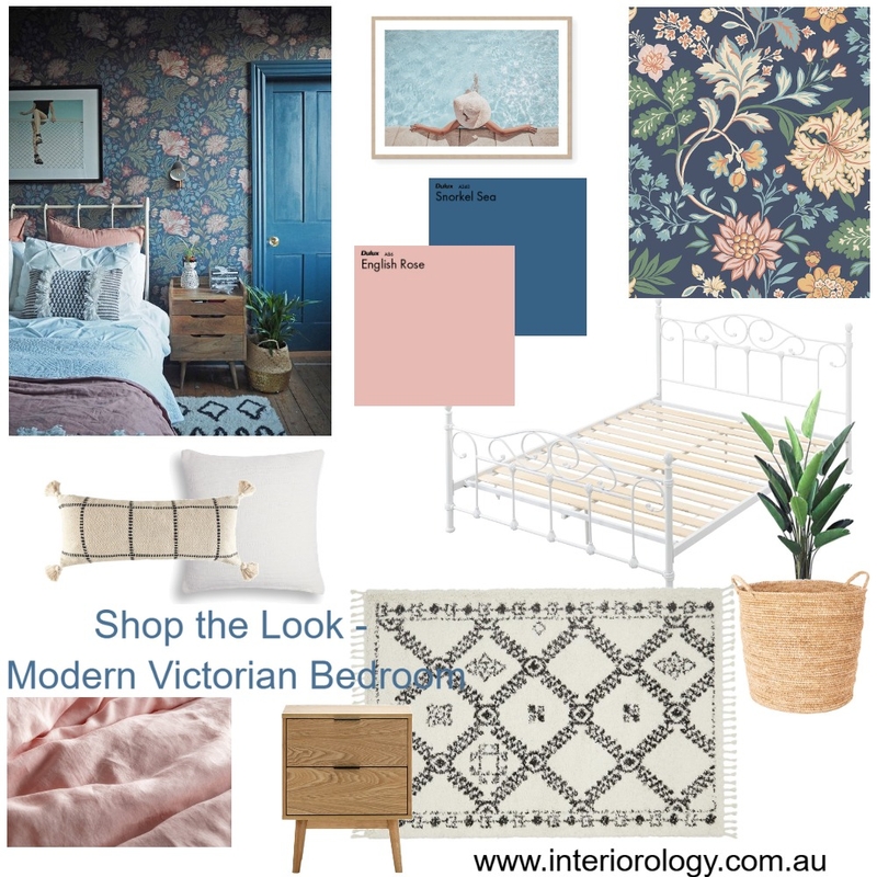 Modern Victorian Bedroom Inspiration Moodboard Mood Board by interiorology on Style Sourcebook