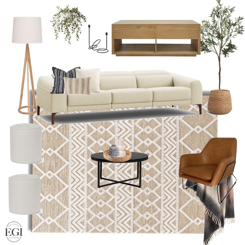 Tweed Heads Living Room Mood Board by Eliza Grace Interiors on Style Sourcebook
