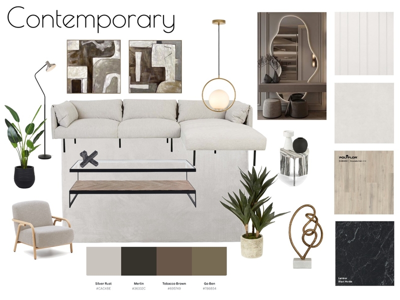 Module 3 Assignment - Room-Specific Mood Board - Kayla van der Merwe Mood Board by kaylavdm on Style Sourcebook