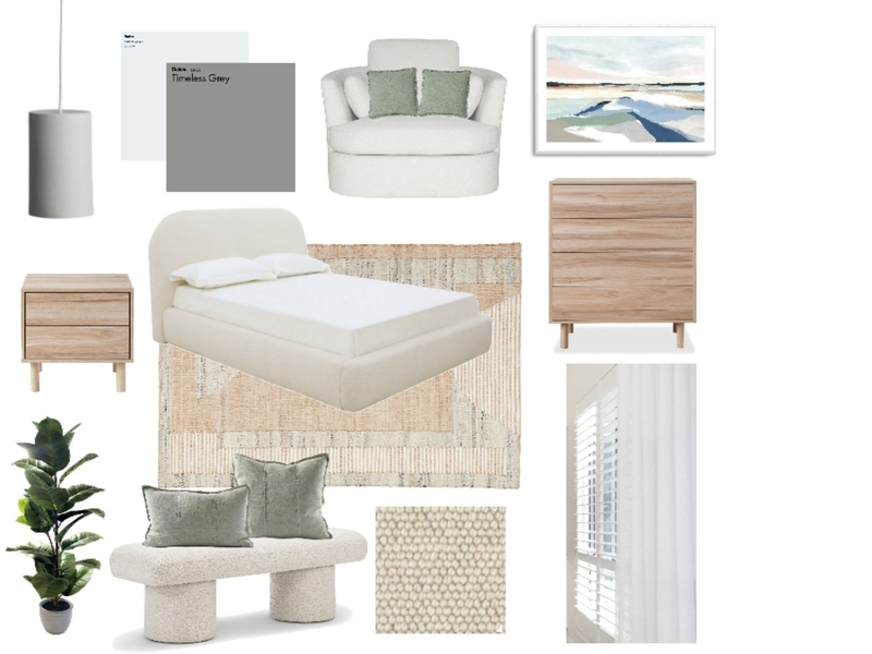 Master Bedroom Interior Design Mood Board by sianleach12@gmail.com