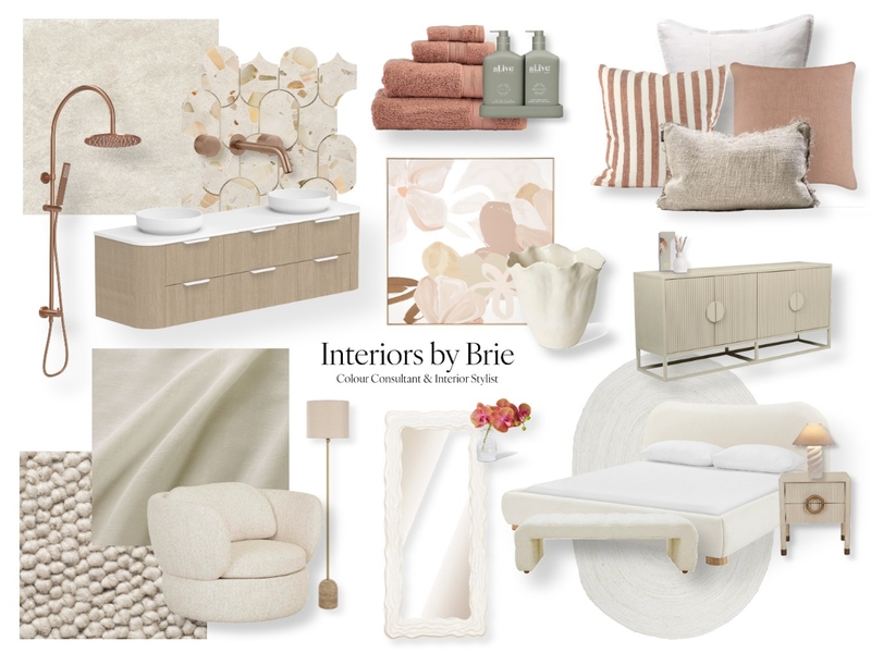 Master & Ensuite Mood Board by Interiors by Brie on Style Sourcebook