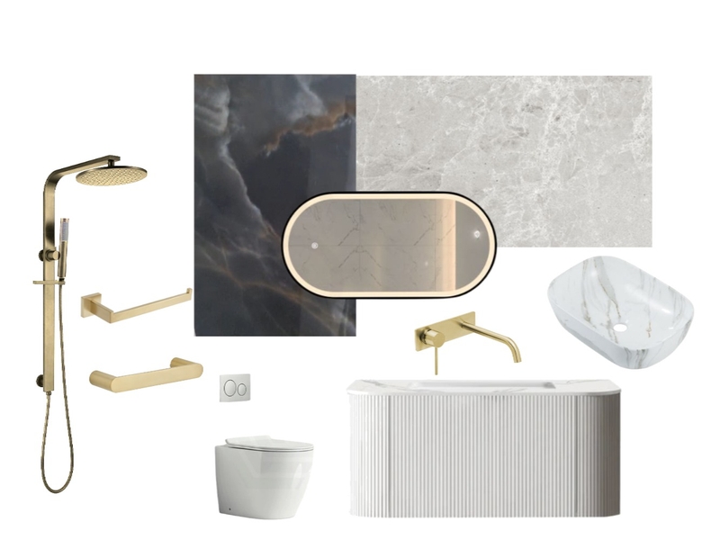 Powder room_Final Mood Board by DesignSudio21 on Style Sourcebook