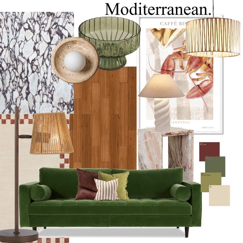 moditerranean Mood Board by twyla.ovenden26@au.oneschoolglobal.com on Style Sourcebook