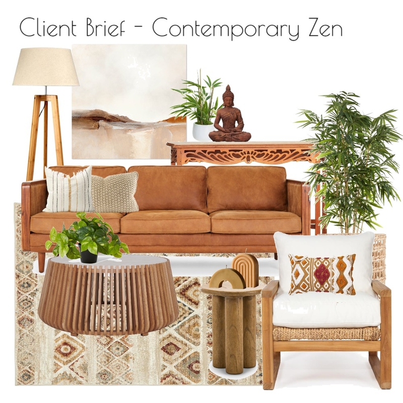 Contemporary Zen Mood Board by Styled By Lorraine Dowdeswell on Style Sourcebook