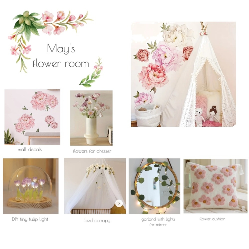May's Flower Room Mood Board by juliamode on Style Sourcebook