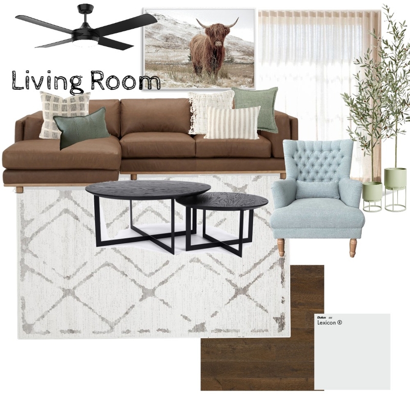 Liviong room Mood Board by Kylie - 9 Merrett Interiors on Style Sourcebook