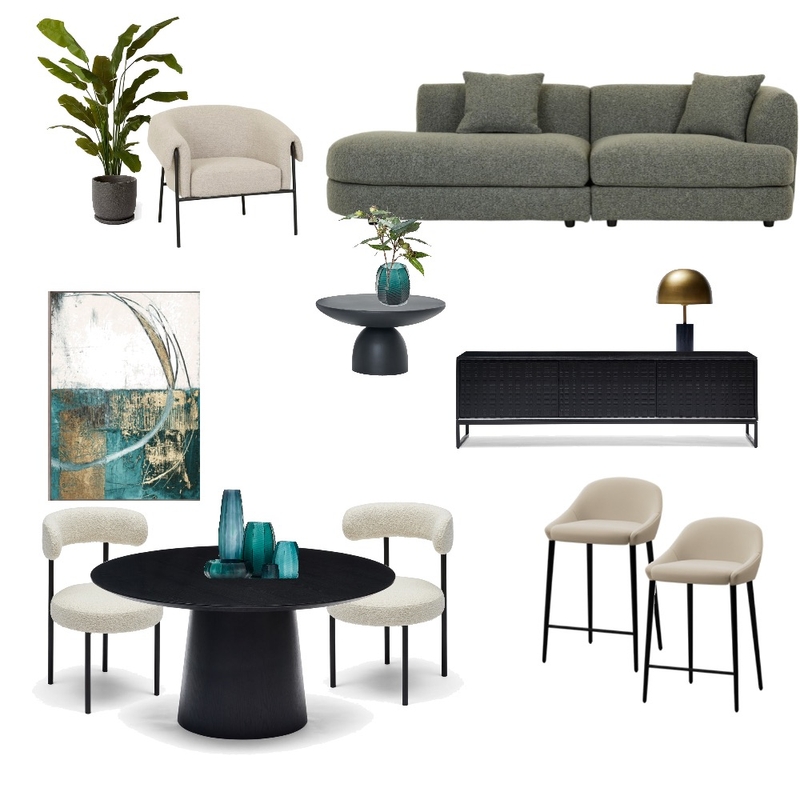 Perth Hub Apartment Project Interior Design Mood Board by Jennypark