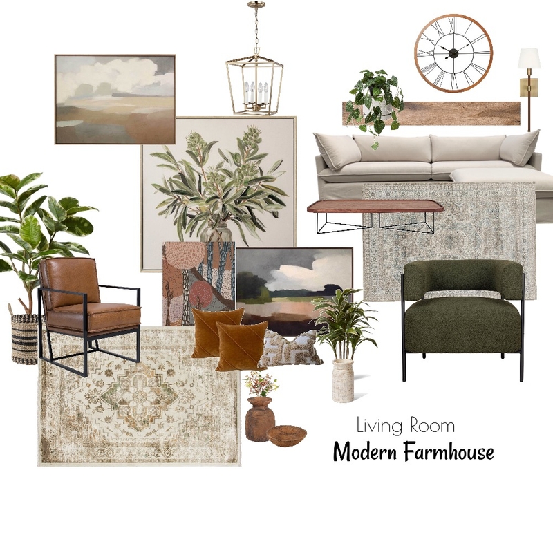 Modern Farmhouse Mood board Mood Board by Haysloft Designs on Style Sourcebook