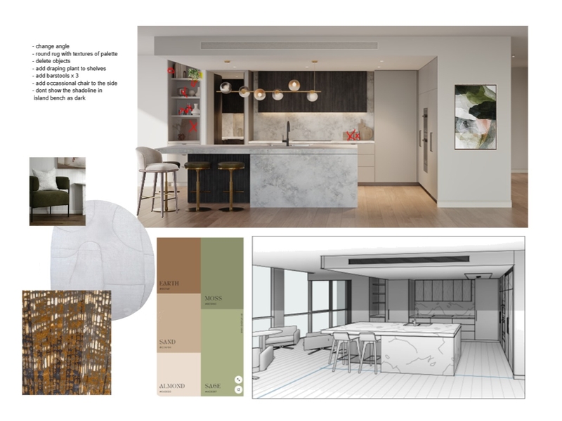 kitchen view Mood Board by blackmortar on Style Sourcebook