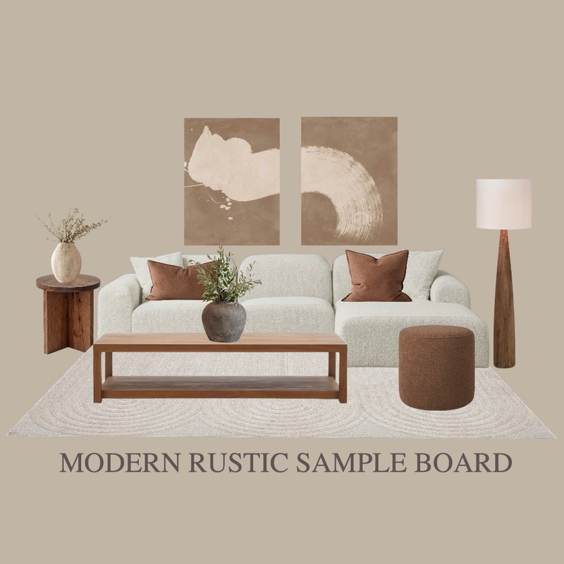 Modern Rustic Sample Board Mood Board by isabellefrost on Style Sourcebook