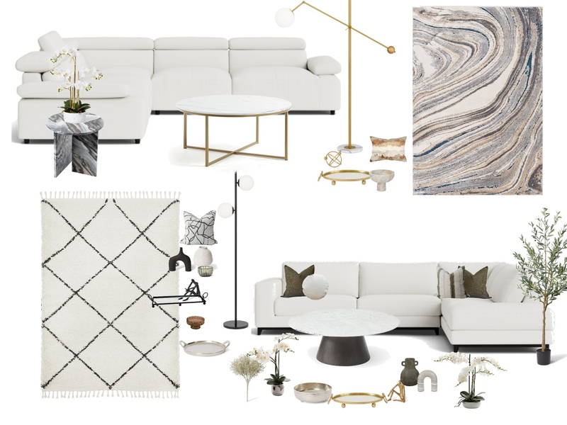 Living Room Interior Design Mood Board by Sandraa98