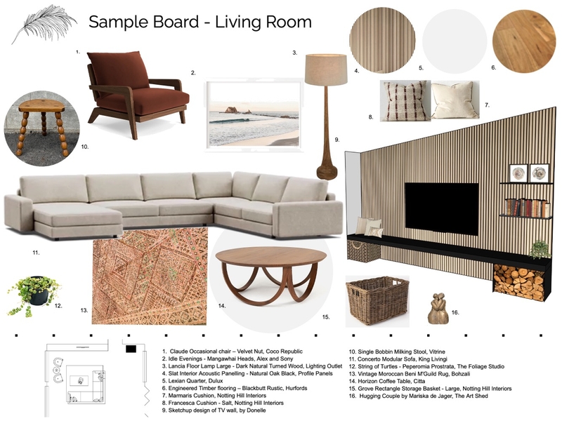 Murray Sample Board Mood Board by donellemurray on Style Sourcebook