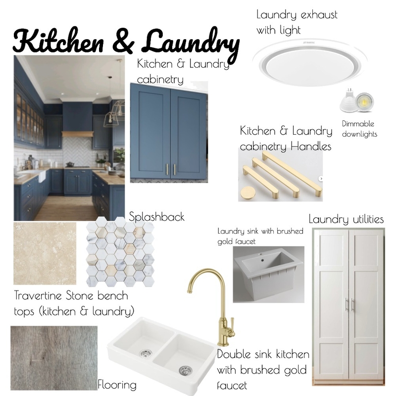 Kitchen & Laundry Mood Board by chantelle.mardi@gmail.com on Style Sourcebook