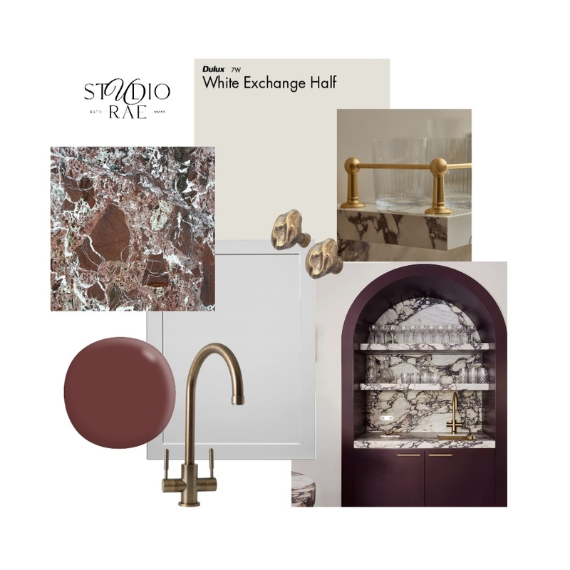 Wet Bar Interior Design Mood Board by Studio Rae - Style Sourcebook