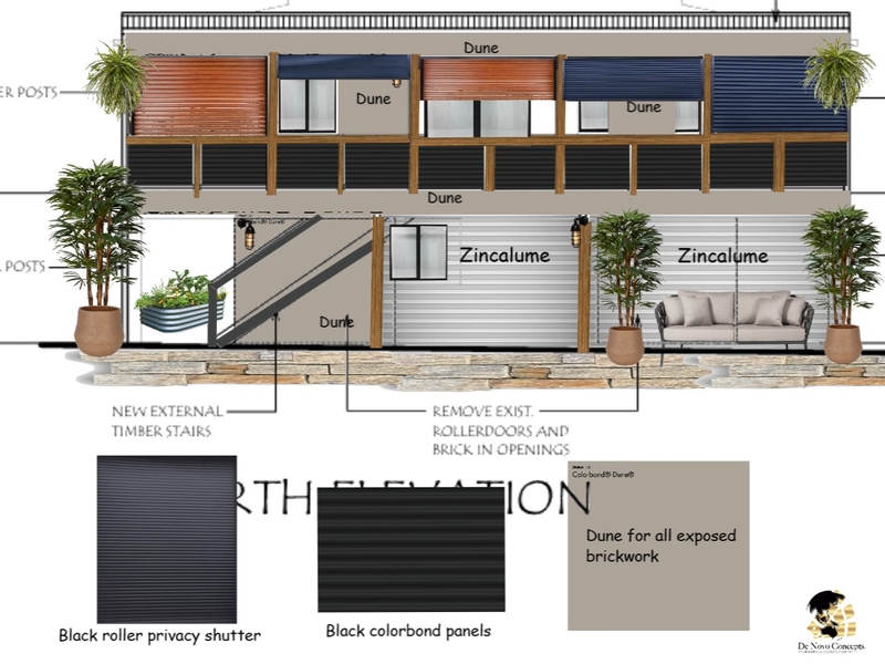 Michael's north elevation Mood Board by De Novo Concepts on Style Sourcebook