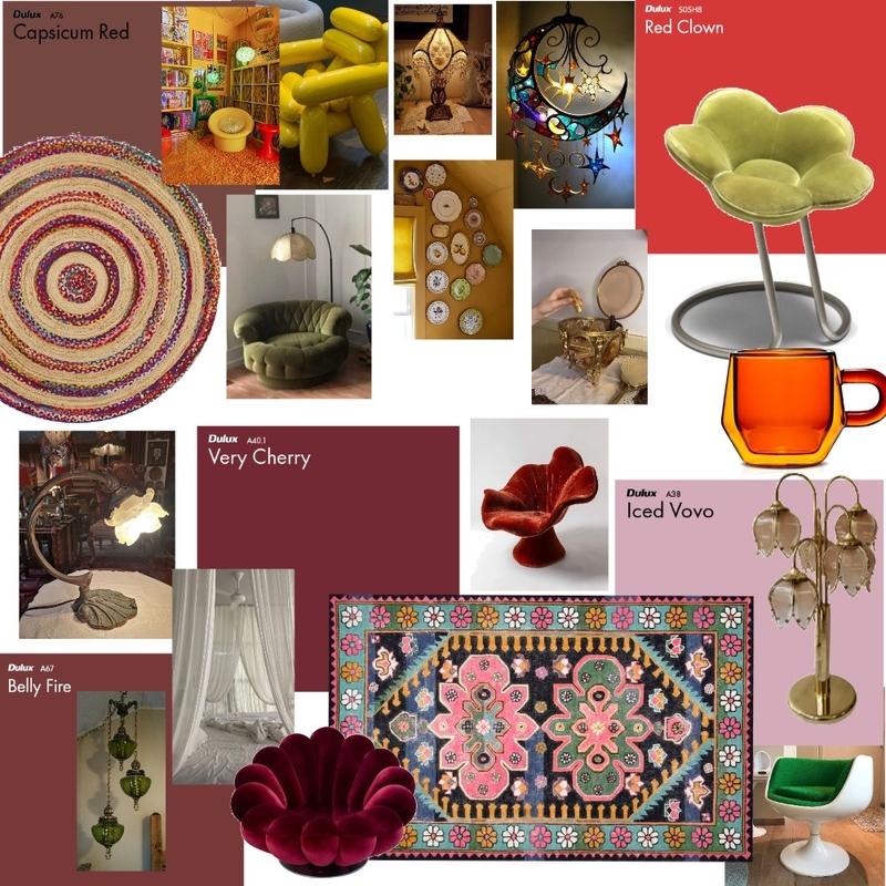 Eclectic Mood Board by bronwyn_pm on Style Sourcebook