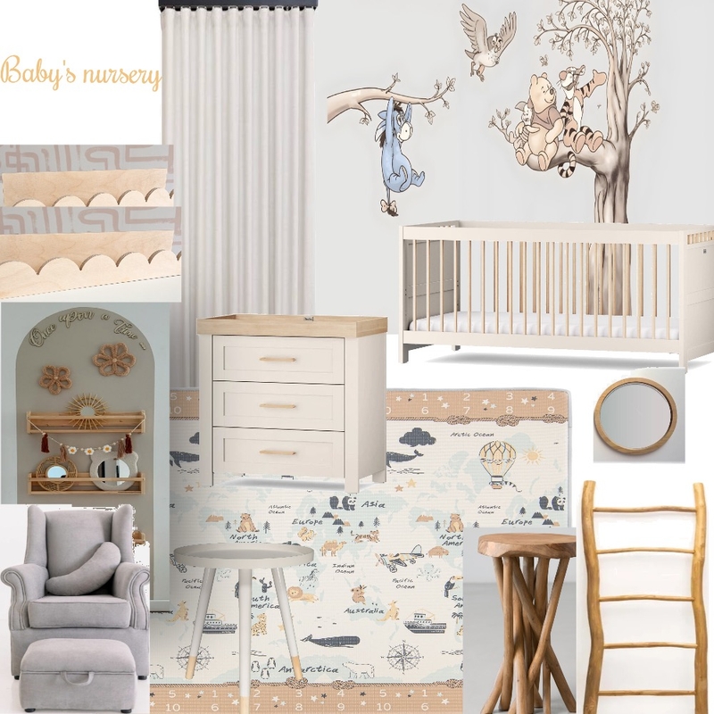 Tshego's Baby nursery room Mood Board by Motsei on Style Sourcebook