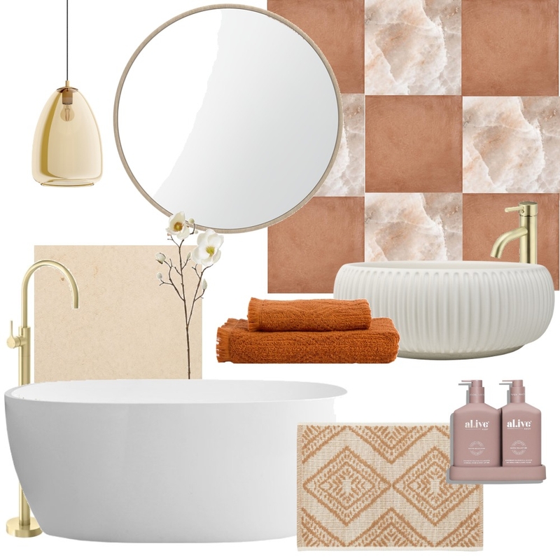 Autumn inspired bathroom Mood Board by Embellish Interiors on Style Sourcebook