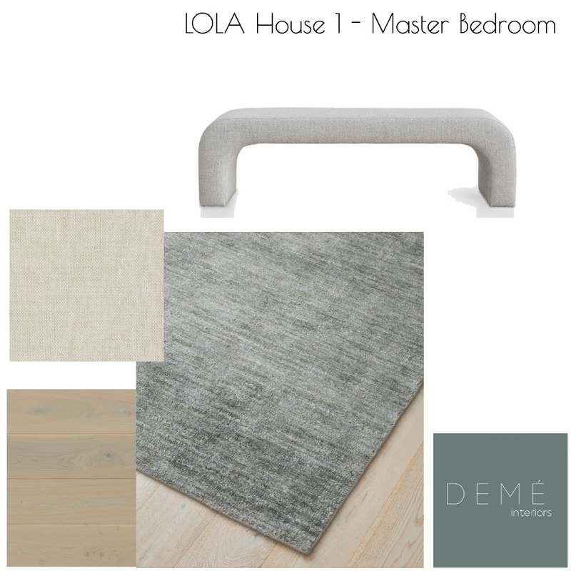 Lola House 1 Master Bedroom Mood Board by Demé Interiors on Style Sourcebook