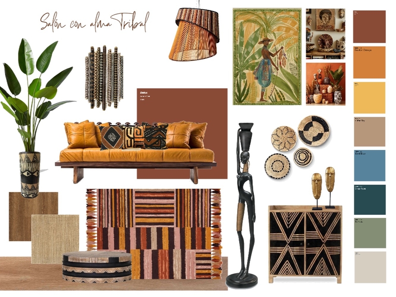 African Style Mood Board Mood Board by Josevimart on Style Sourcebook