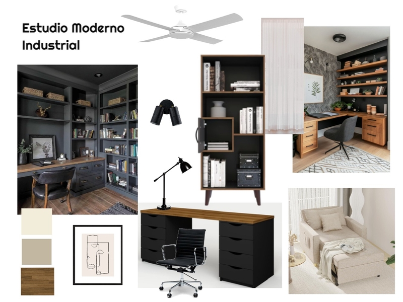 Estudio / 2° dormitorio Mood Board by anukabrass on Style Sourcebook