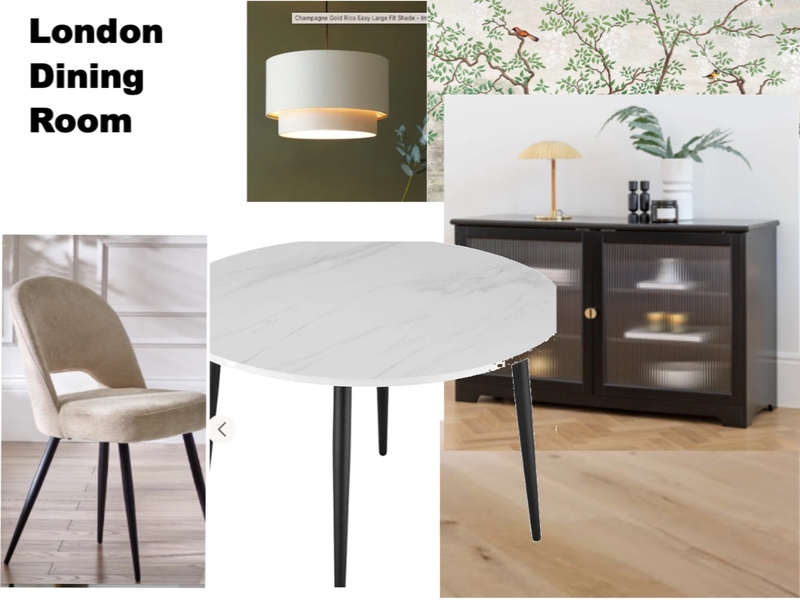 London Dining Room Mood Board by ShannonCastle on Style Sourcebook