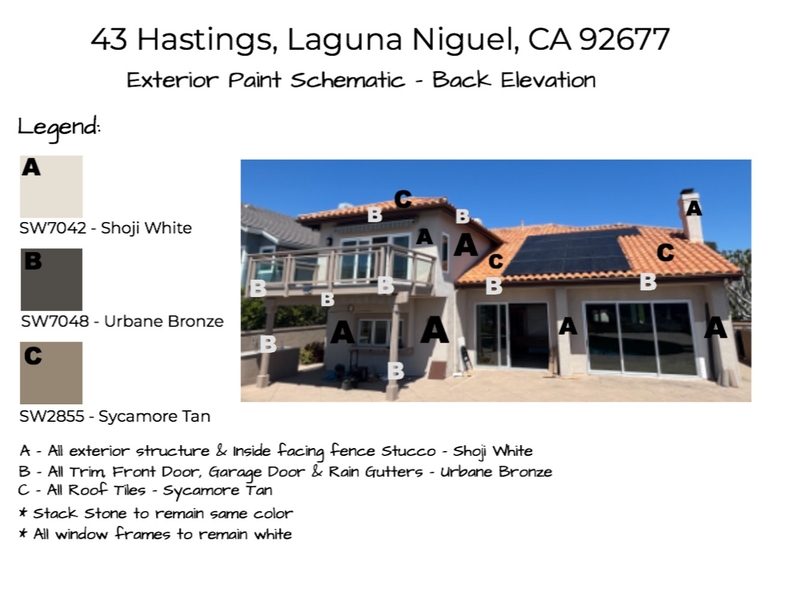 Hastings Exterior Paint - Back Elevation Mood Board by MicheleDeniseDesigns on Style Sourcebook