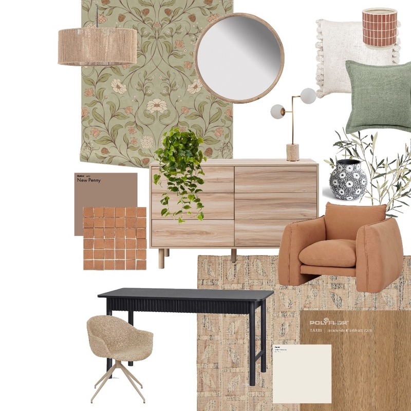 Woodland Floral Mood Board by Beeky Illustration & Design on Style Sourcebook