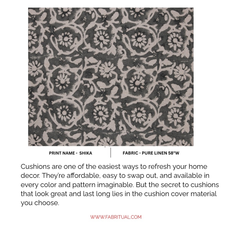 Right Cushion Cover Material for Your Home Mood Board by Fabritual on Style Sourcebook
