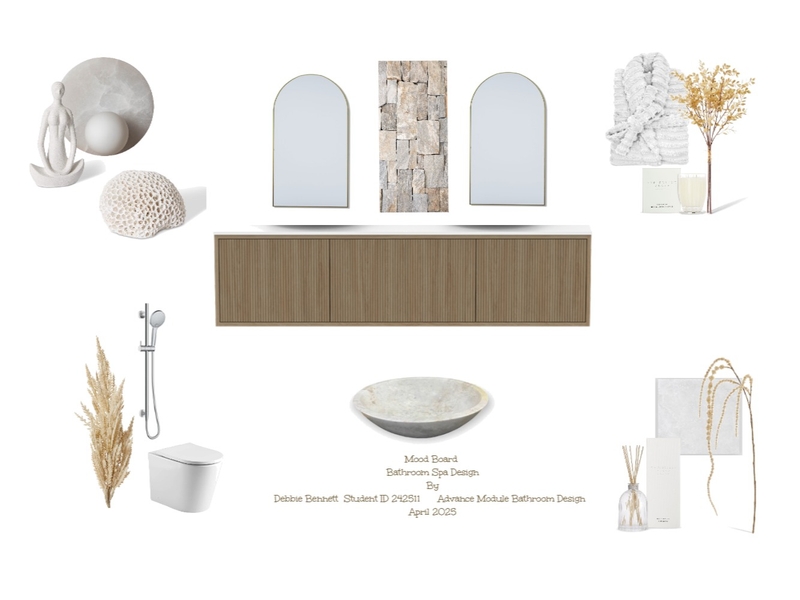 Bathroom Spa on Diagonal Mood Board by Refined By Design Pty Ltd on Style Sourcebook