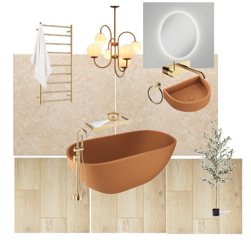 Mediterranean Bathroom Mood Board by Fienza on Style Sourcebook
