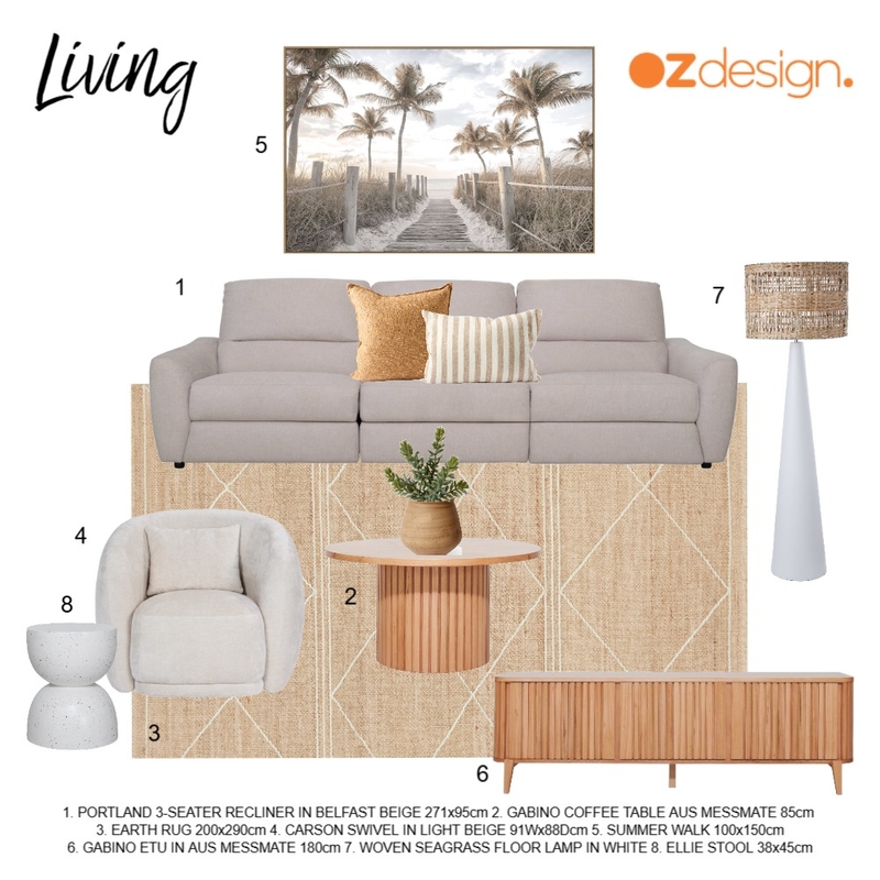 Living 3 - Debra Lindsay Mood Board by Oz Design on Style Sourcebook