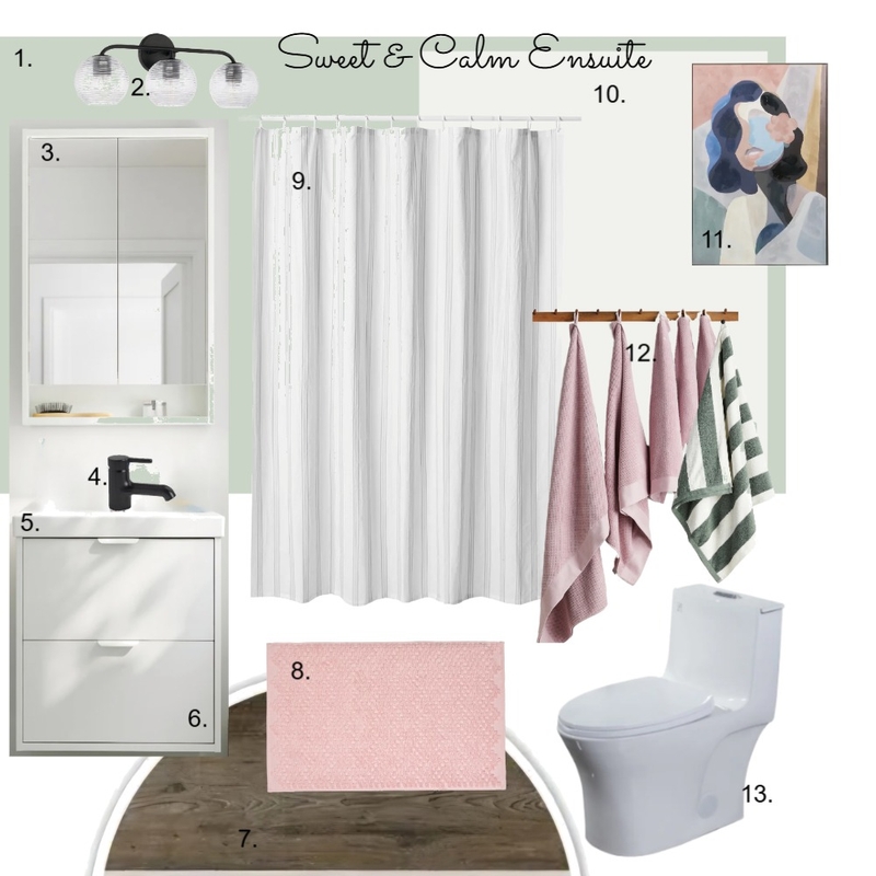 sweet calm ensuite Mood Board by Linsey on Style Sourcebook