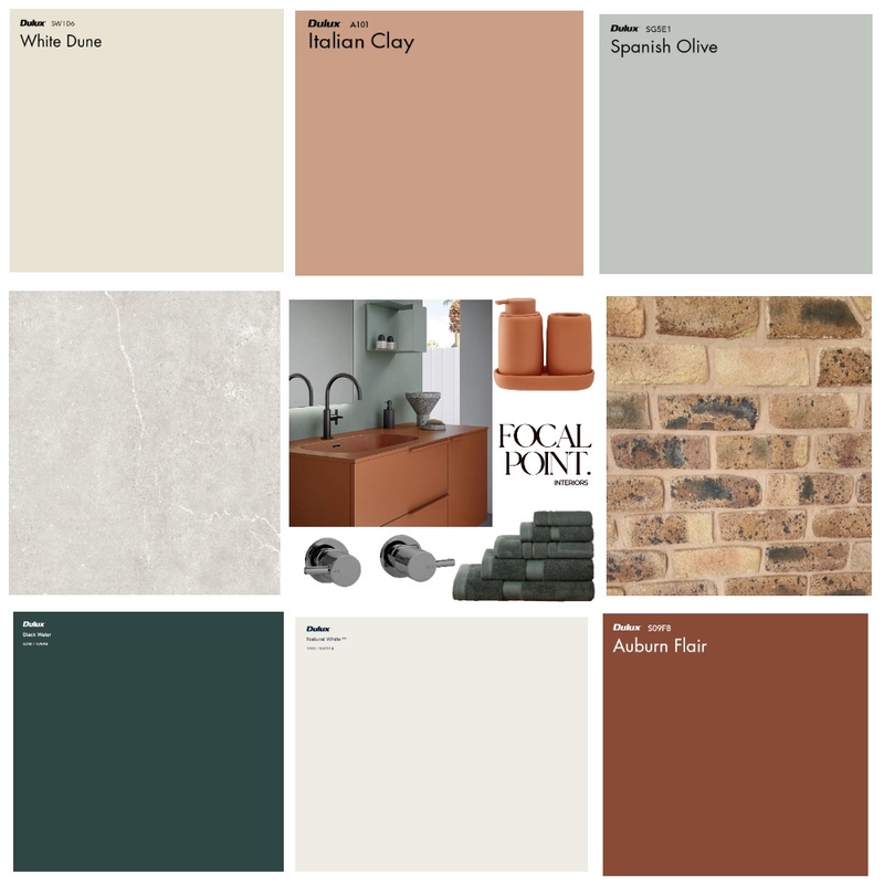 Ensuite Colour Scheme (Meringa Road Project) Mood Board by Focal Point Interior on Style Sourcebook