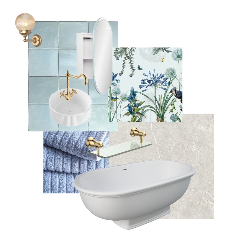 Vintage Blue Mood Board by Fienza on Style Sourcebook