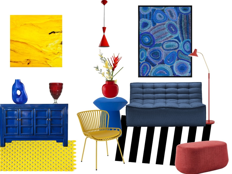Memphis Mood Board by Meleena17 on Style Sourcebook
