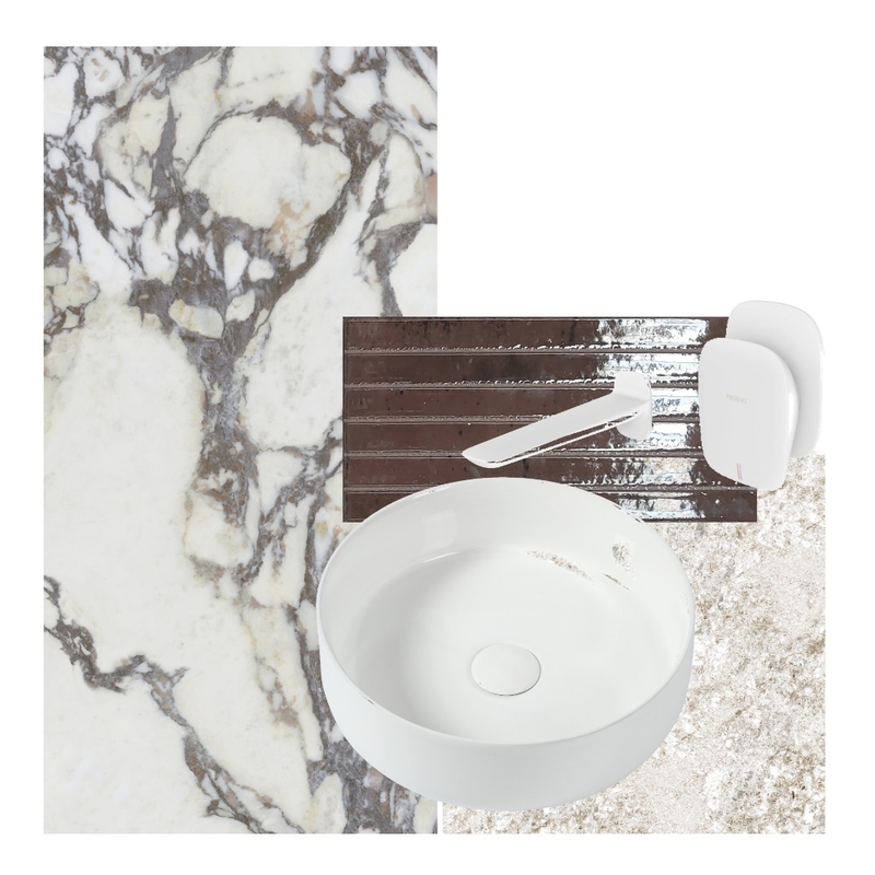 Medley Viola Bold Marble Mood Board by Styled by Christie on Style Sourcebook