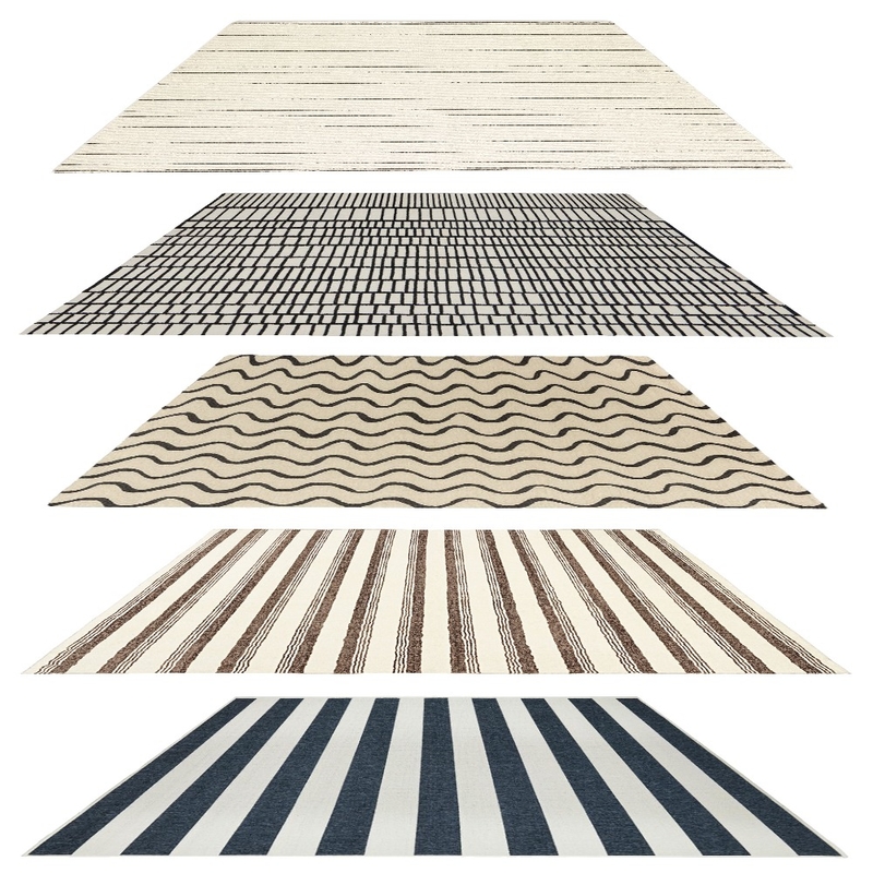 black and white stripey rugs Mood Board by Tricia Kramer on Style Sourcebook