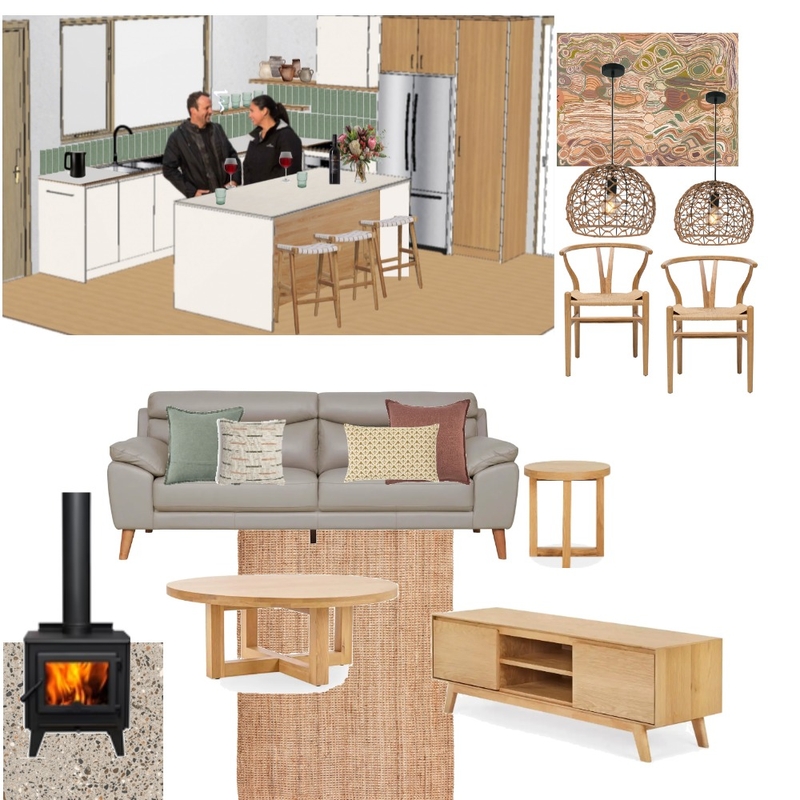 SV open plan Interior Design Mood Board by lu moller