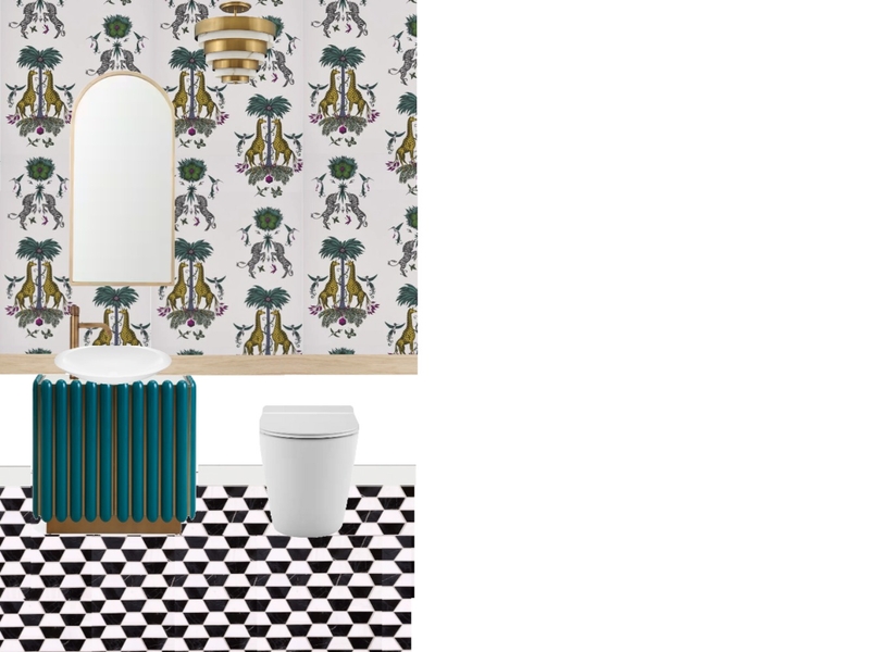 Powder Bath 4 Interior Design Mood Board by Mint Hill