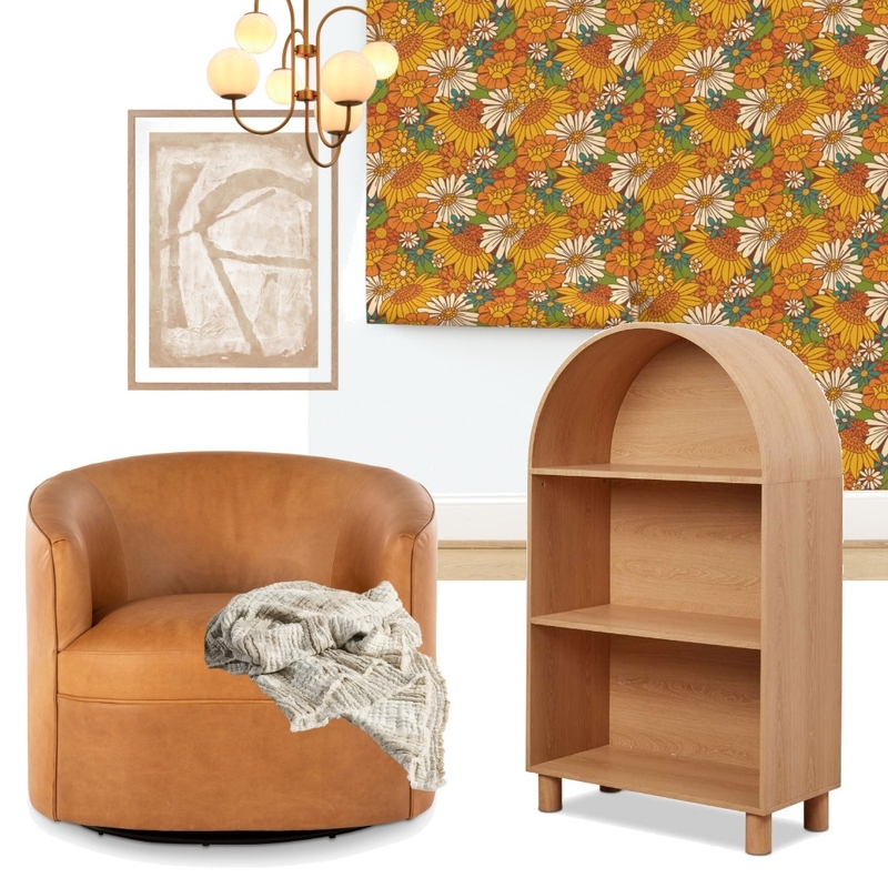 Retro Floral Style Mood Board by latheandquill on Style Sourcebook