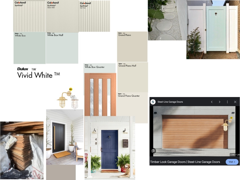 West End Front Entry & Garage Mood Board by jodylbell@hotmail.com on Style Sourcebook
