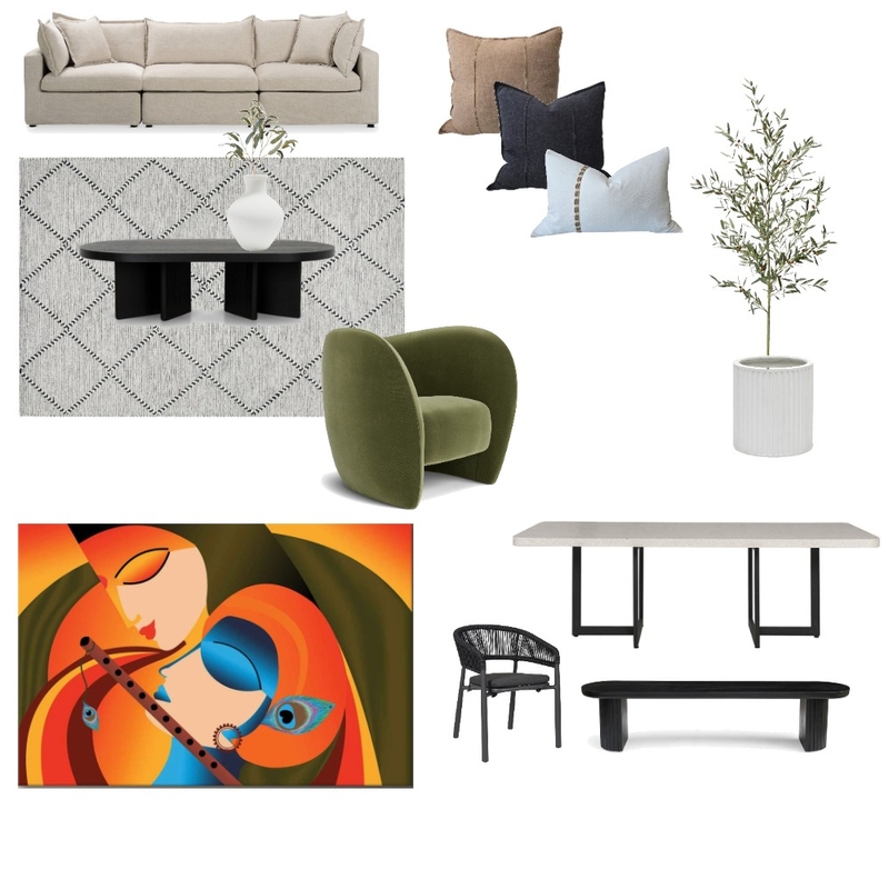 Thejesh main living Mood Board by Chantelborg1314 on Style Sourcebook