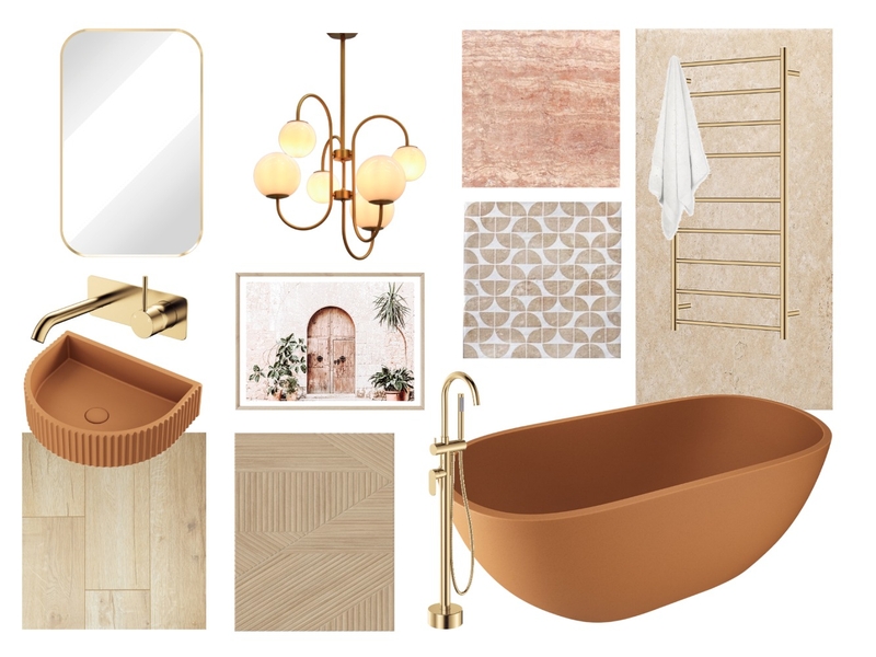 Orange Mediterranian v2 Mood Board by Fienza on Style Sourcebook