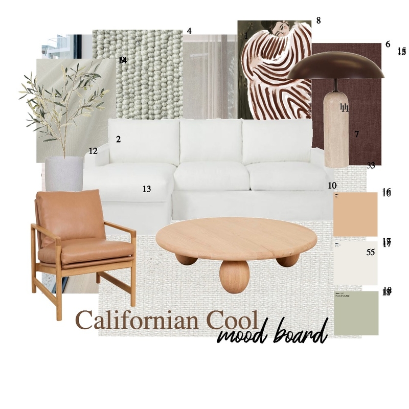 Californian Cool Mood Board by KmBau on Style Sourcebook