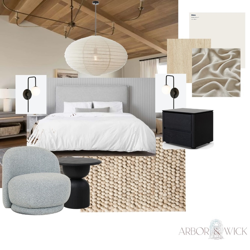 Eskdale // Master Suite Mood Board by Arbor & Wick on Style Sourcebook