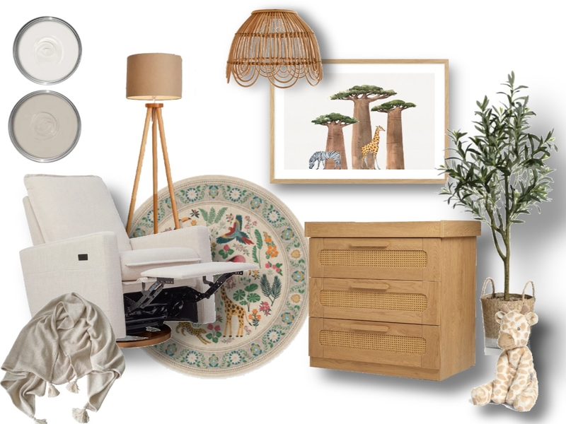 Aylward Project - Nursery opt 1 Mood Board by Rocky Cove Interiors on Style Sourcebook